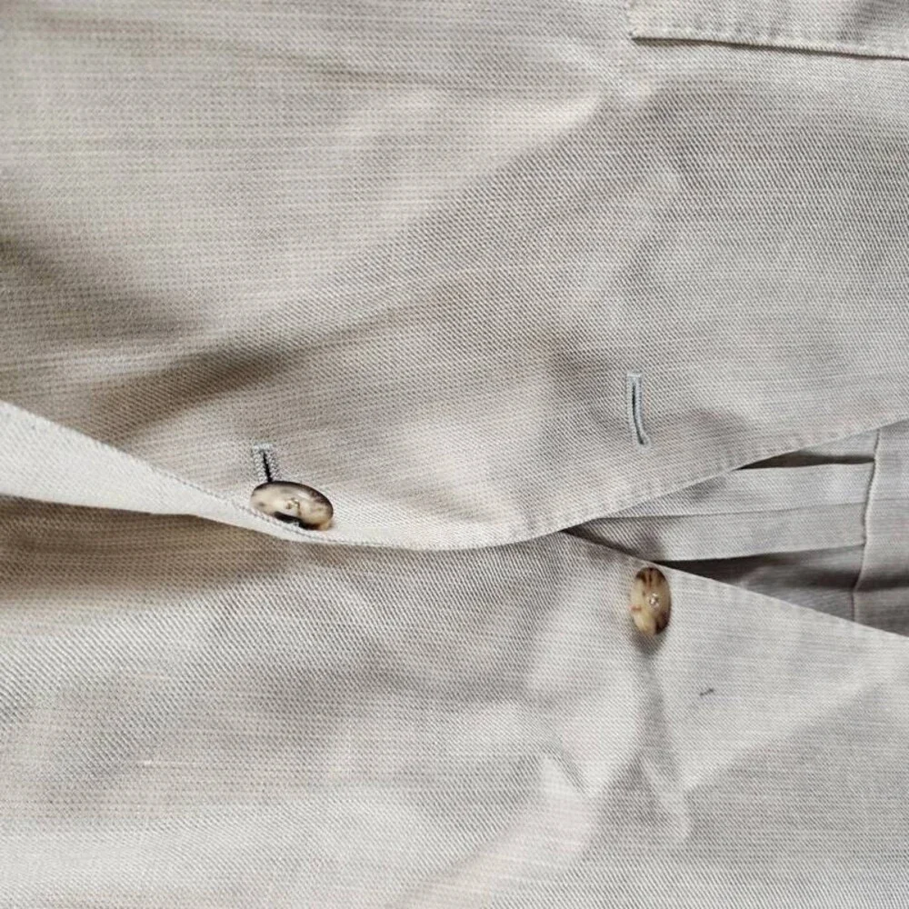 BOGLIOLI Milano Wool Silk Blend K. Jacket Blazer Men's Beige Button Closure